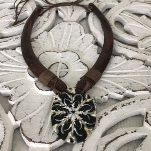 Artisanal Wood Necklace